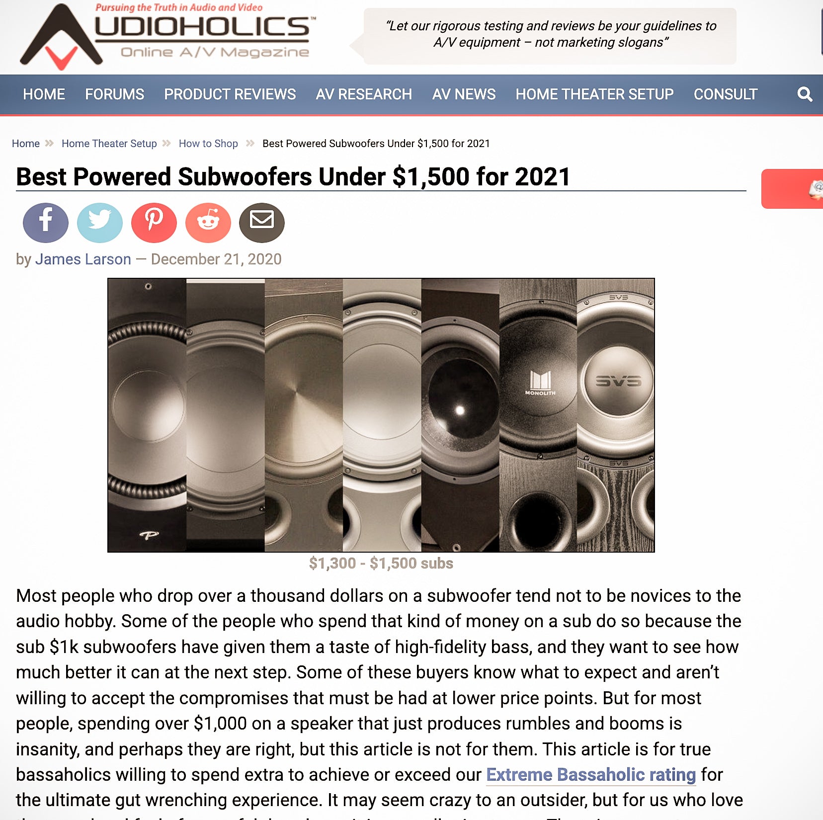 Best Powered Subwoofers Under $1,500 for 2021