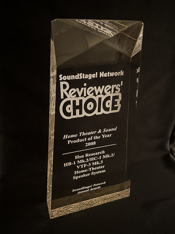 SoundStage Reviewer's Choice: Home Theater & Sound Product of the Year 2008 - HB-1 Mk2 & VTF-3 Mk3