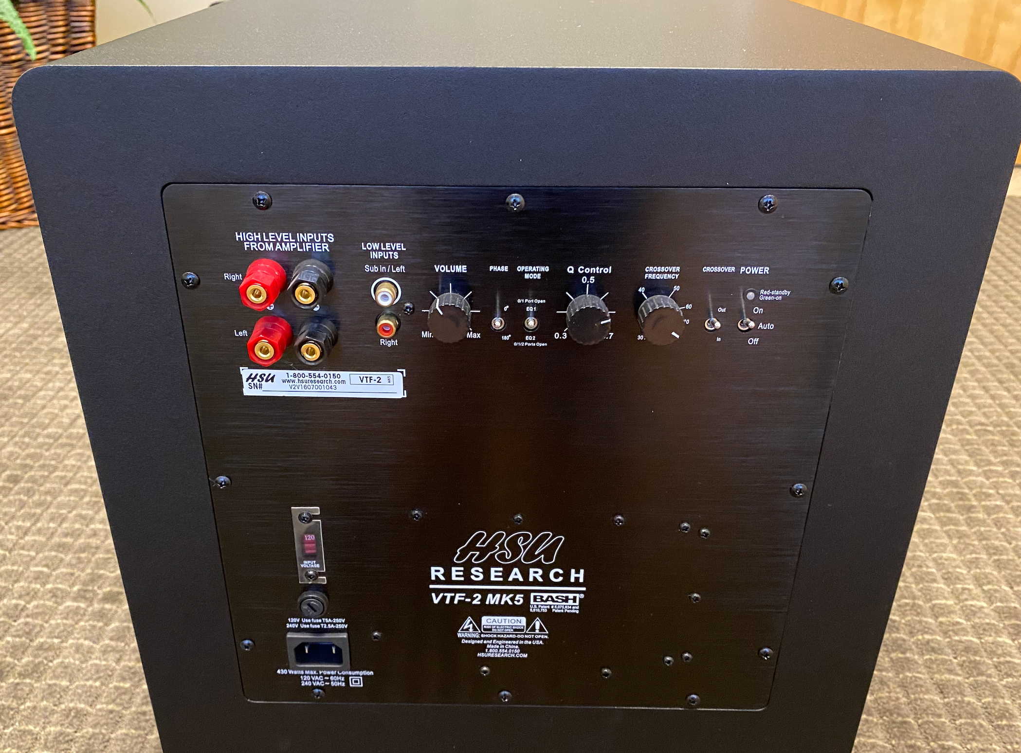 Hsu hot sale research subwoofer